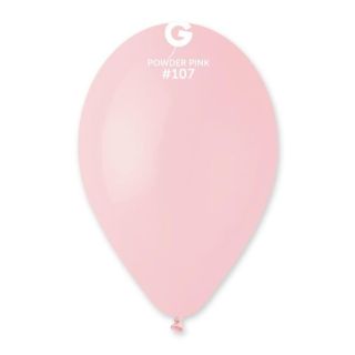 13" Gemar Powder Pink 107 Latex Balloons 50ct