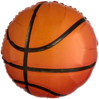 18" Basketball Championship Round Foil Balloon