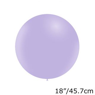 18" Decotex Matte Pastel Lilac 108 Latex Balloons 10ct