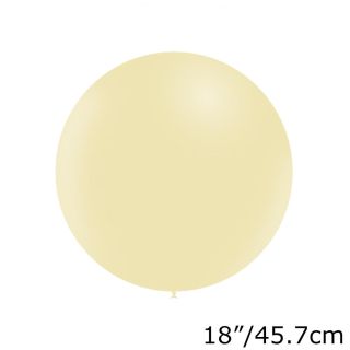 18" Decotex Matte Pastel Yellow 109 Latex Balloons 10ct