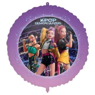 18" K-Pop Demon Hunters Round Foil Balloon