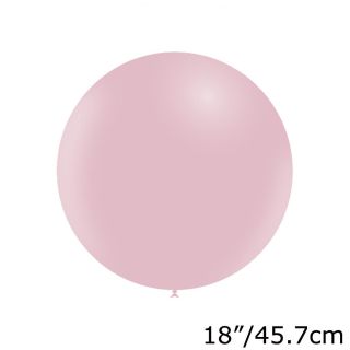 18" Pastel Matt Pink 107 Latex Balloons 10ct