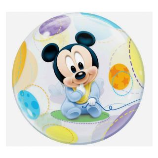22" Deco Bubble Mickey Mouse Baby Balloon