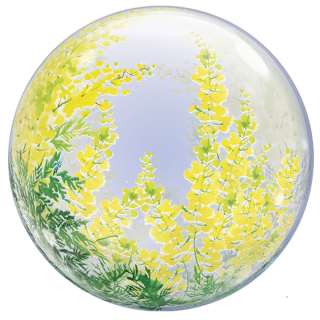 24" Kyoko Mimosa T-Bubble Balloon 1ct
