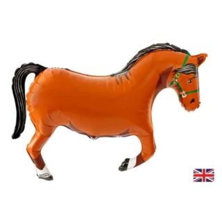 34-oaktree-brown-metalic-horse