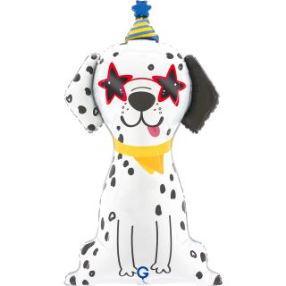 34" Party Dog Supershape Foil Balloon