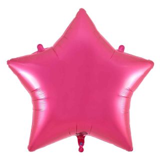 36inch-fuchsia-star-oaktree-foil-balloon