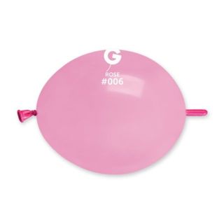 6" Gemar Rose 006 Link Latex Balloons 100ct
