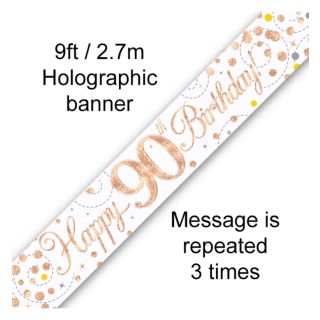 banner-sparkling-90th-birthday-rose-gold-holographic.jpg