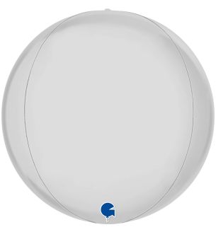 11" Globe 4D Satin White