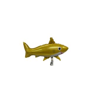 14-mini-flexmetal-yellow-shark-foil-balloon