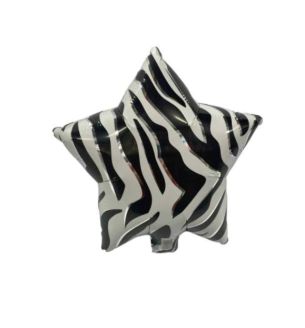14-mini-north-star-black--zebra-stripe-star-foil-balloon