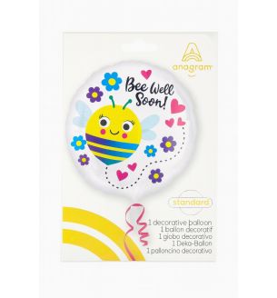 18" Bee Well Soon Foil Balloon