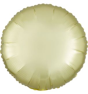 18" Satin Luxe Pastel Yellow Foil Balloon