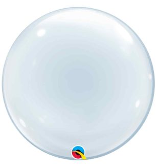 20" Clear Deco Bubble Balloon