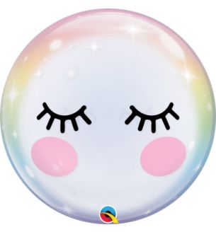22" Deco Bubble Eyelashes Balloon