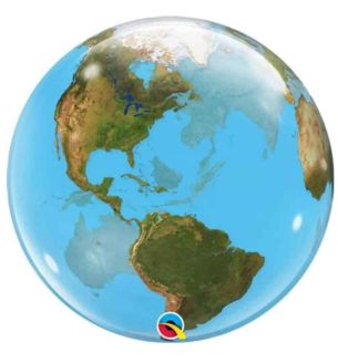 22" Deco Bubble World Balloon