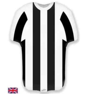 24-oaktree-football-shirt-black-and-white-stripe-foil-balloon