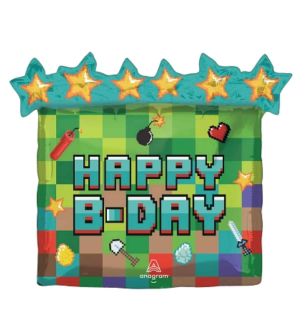25inch-pixel-party-foil-balloon