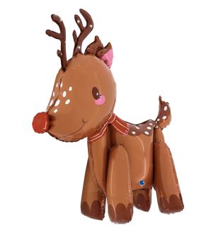 26" Reindeer Standup Foil Balloon