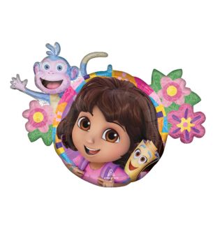 29" Dora The Explorer Roly Polies Shape Foil Balloon