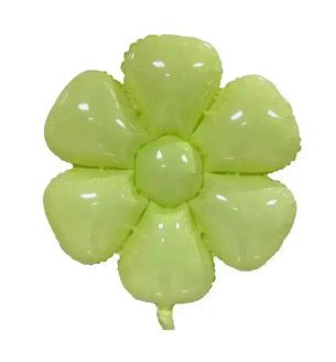 33cm-daisy-flower-lime-green-foil-balloon