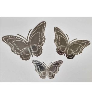 3d-silver-layered-butterfly-decoration