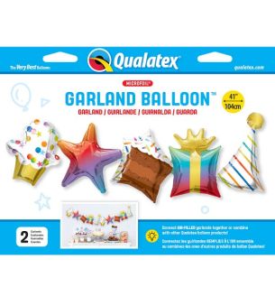41" Birthday Garland Foil Balloon