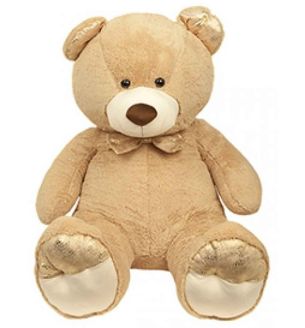 42" Sitting Golden Paws Teddy Bear Cream