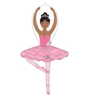 43inch-ballerina-dark-skin-supershape-foil-balloon