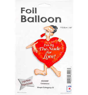 44" Valentines Casanova Supershape Foil Balloon