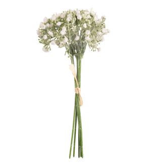 Mini White Closed Gypsophilia with Bud Bunch 31cm x6