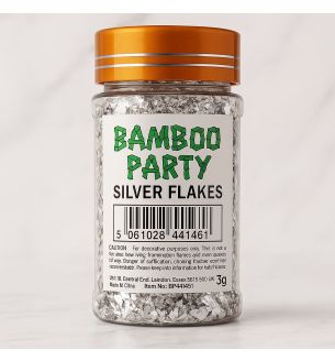 Bamboo Party Silver Flakes 3g
