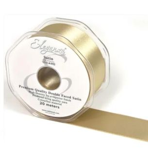 Eleganza Satin Double Faced Taupe - 38mm x 20m