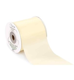 eleganza-ivory-single-faced-sash-ribbon-100mm--x-50m-no61