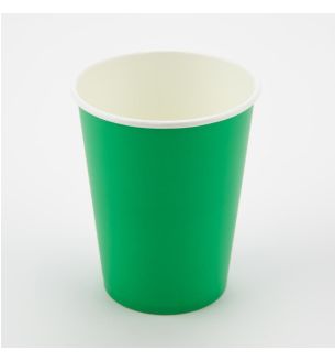 Emerald Green Paper Cups 9oz 8ct