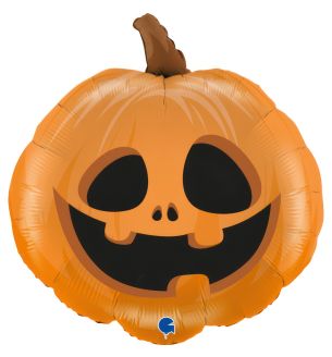 22" Happy Pumkin Grabo Foil Balloon