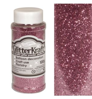 Glitter Kraft Fine Glitter 100g - Light Pink