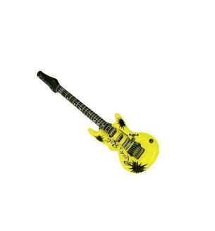 Inflatable Guitar Neon Yellow
