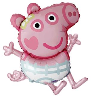 Mini Evie Pig Foil Balloon