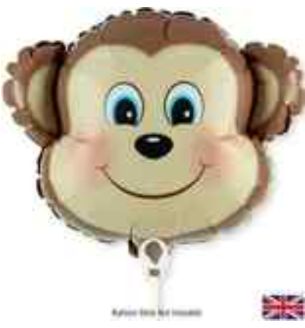 mini-monkey-shape-foil-balloon