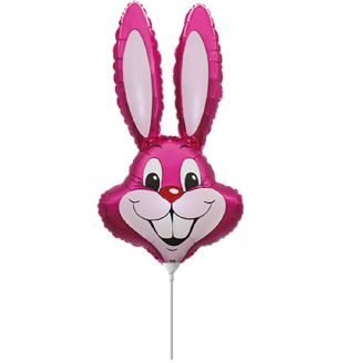 mini-rabbit-head-hot-pink-foil-balloon