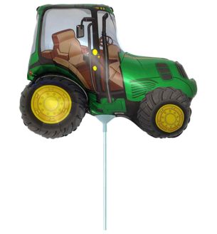 mini-tractor-green-flexmetal-foil-balloon