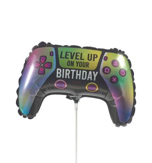 mini-vivid-game-controller-birthday-foil-balloon