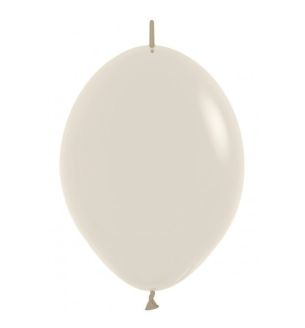 12" Sempertex Pastel Dusk Cream 107 Link-O-Loon Latex Balloon 50ct