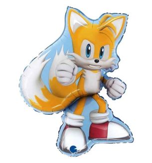 26" Tails Sonic The Hedgehog Supershape Foil Balloon
