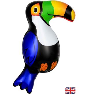 Toucan Metallic 36" Foil Balloon Packaged